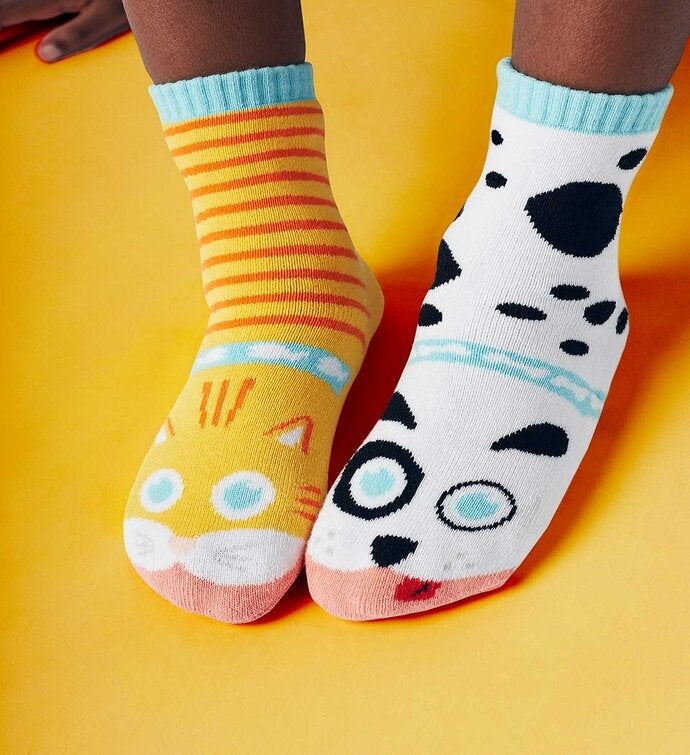 Cat & Dog | Kids Mismatched Socks